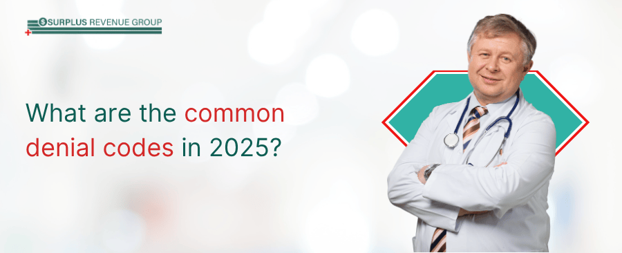 What are the common denial codes in 2025-B